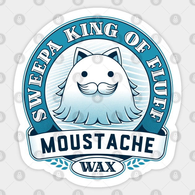 Sweepa Moustache Wax Sticker by Lagelantee